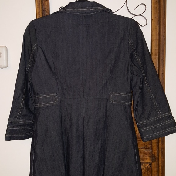 ON POINT❣️Trendy denim lightweight trench coat - Picture 5 of 7